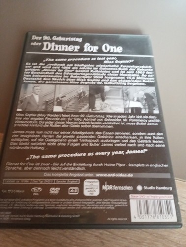 Dvd dinner for one - dvd:,